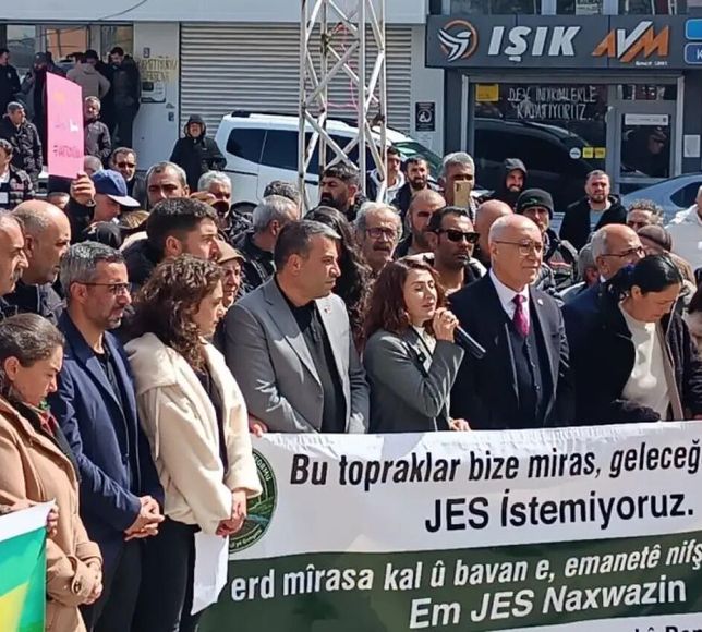 Vartolular JES projelerine karşı eylem yaptı: Topraklarımızı kâr hırsına kurban etmeyeceğiz