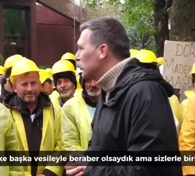 Erkan Baş, Doruk Madencilik işçilerini ziyaret etti