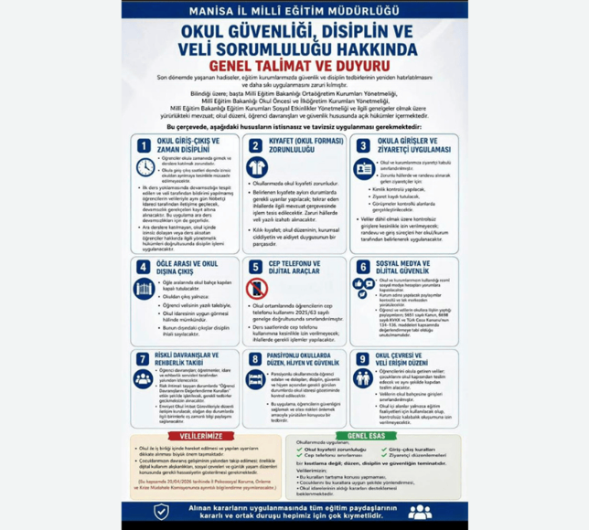 Okullardaki facialar sonrası Milli Eğitim Bakanlığının aldığı tedbirler