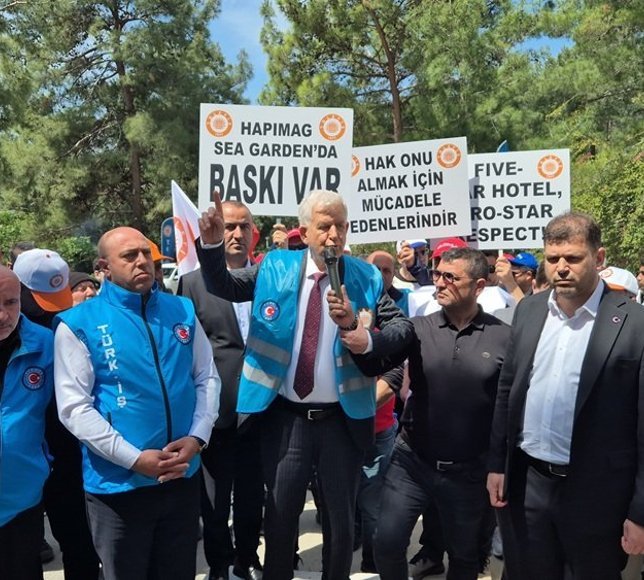 Bodrum'da turizm işçileri grevde: İş ekmek yoksa barış da yok