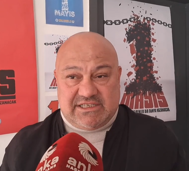 DİSK Rize-Artvin Şube Başkanı Bilgin’den 1 Mayıs çağrısı