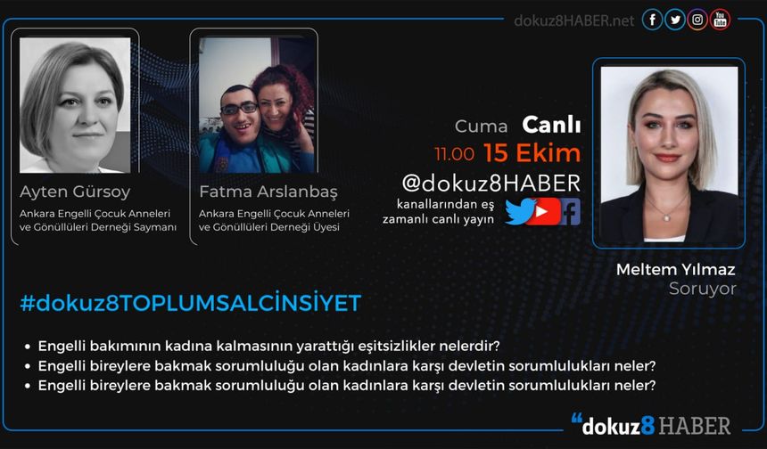 dokuz8TOPLUMSAL CİNSİYET | Engelli bakımının kadına kalmasının yarattığı eşitsizlikler