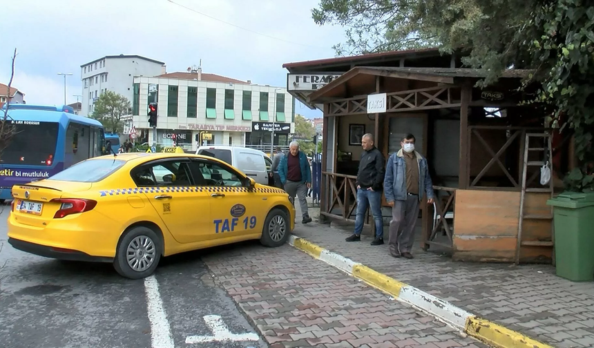 Sarıyer'deki olay taksicilerin oyunu çıktı