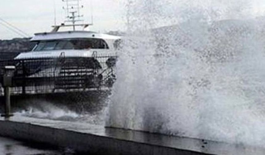 BUDO'nun 6 seferi olumsuz hava koşulları nedeniyle iptal edildi