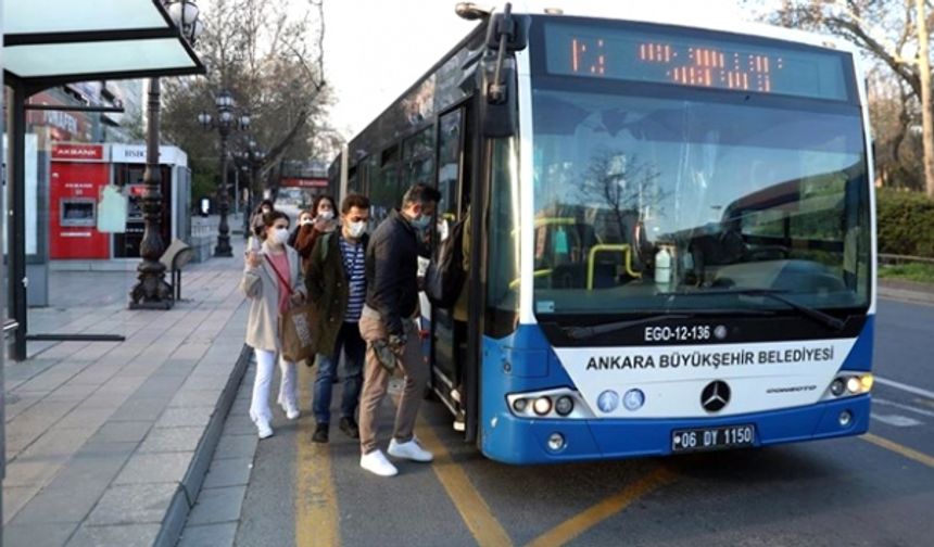 Ankara'da Ramazan Bayramı süresince toplu taşıma ücretsiz olacak