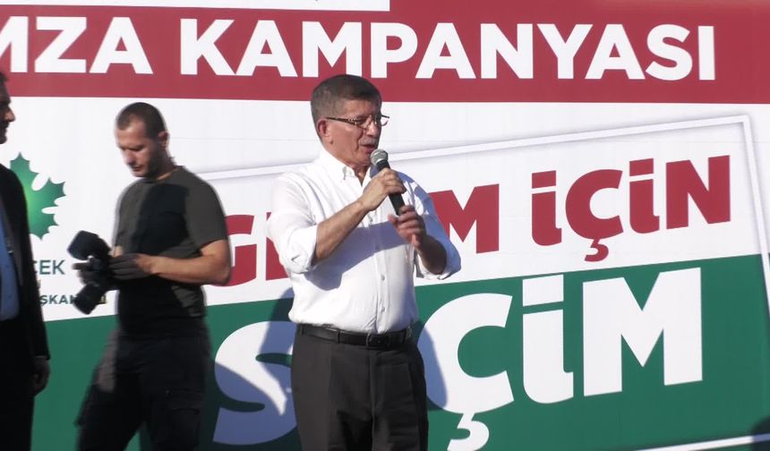 Gelecek Partisi "geçim için seçim" kampanyasını İstanbul'da başlattı