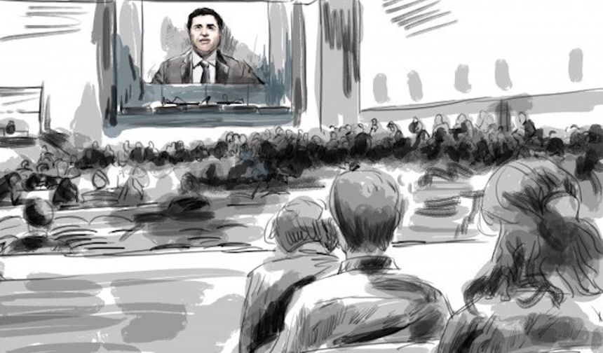 Demirtaş, Kobani Davası'nda konuştu: Hukuk adına destan yazıyorsunuz