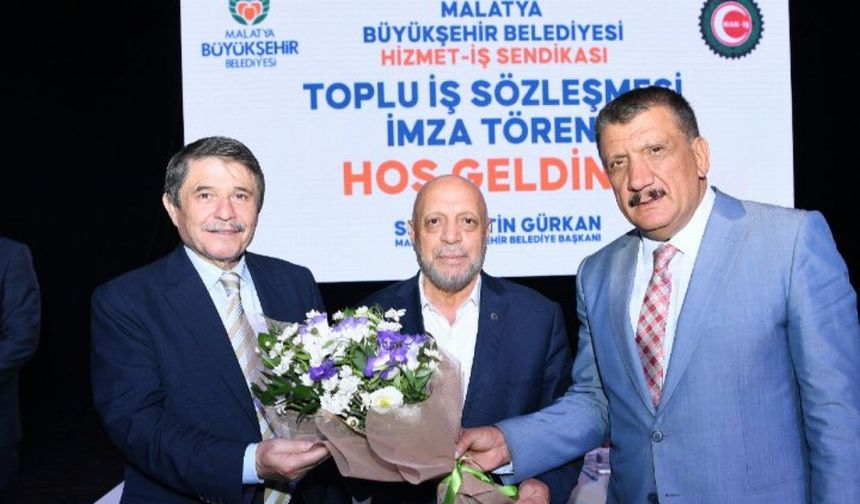 Malatya Büyükşehir'de 'Toplu İş Sözleşmesi' sevinci