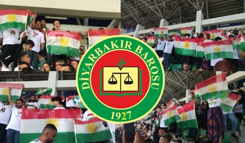 Diyarbakır Barosu’ndan yapılan açıklamada ‘Kürdistan Bayrağı’ soruşturmasına tepki gösterildi