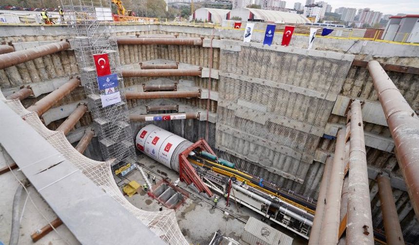 İstanbul'da 3,5 milyon kişinin beklediği metro inşaatı başladı