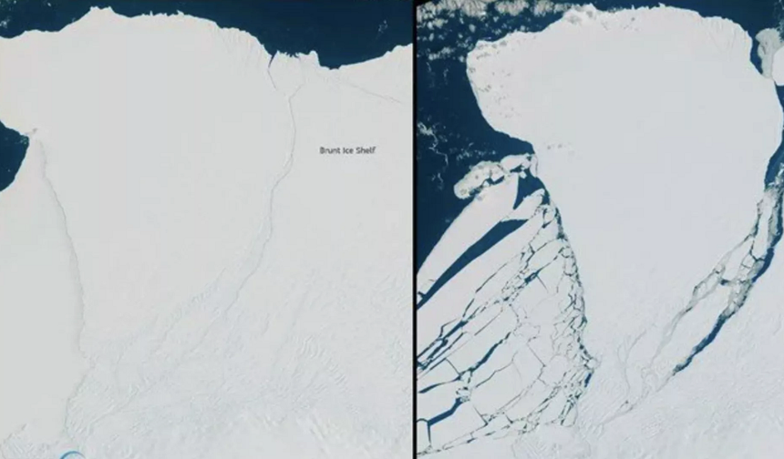 Antarktika'dan Tuz Gölü büyüklüğünde buzul koptu
