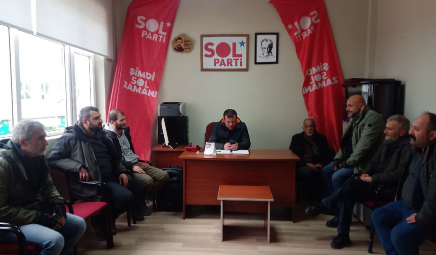 Hopa ve Kemalpaşa SOL Parti ilçe örgütleri depremzedeler için dayanışma çağrısında bulundu