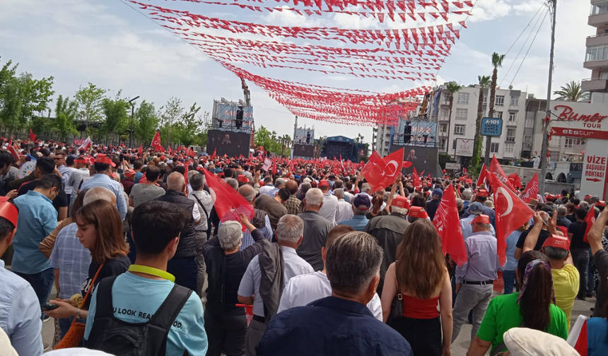 Kemal Kılıçdaroğlu'ndan Mersin'de kitlesel miting: Otoriter yönetimi demokratik yollarla değiştireceğiz