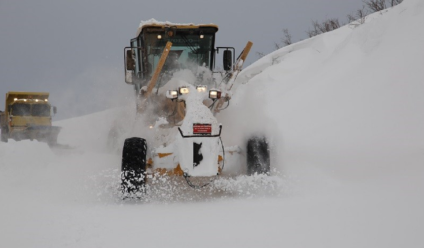 Kastamonu'da kar nedeniyle 118 köye ulaşım sağlanamıyor