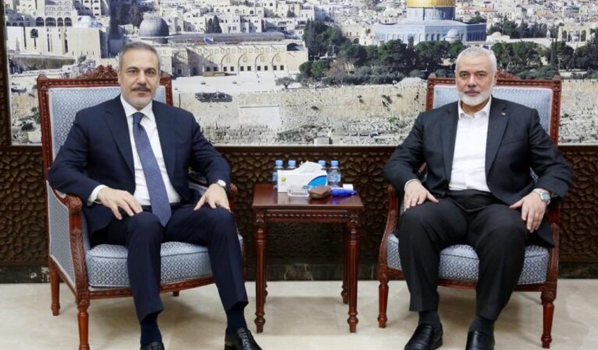 Hakan Fidan, Hamas lideri Heniyye ile görüştü