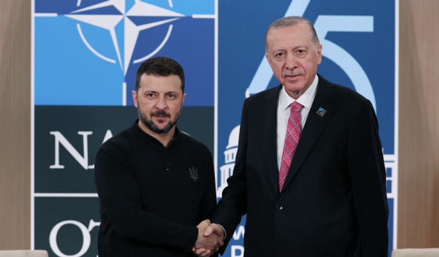 Erdoğan, Zelenskiy ile bir araya geldi
