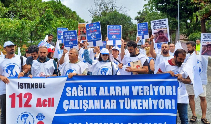 SES İstanbul Şubeleri: 112 acil sağlık hizmetleri alarm veriyor