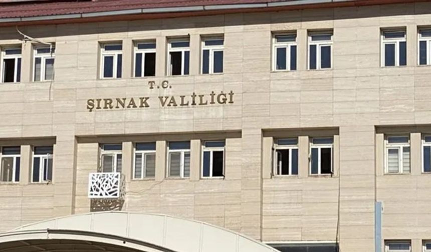 Şırnak'ta 7 bölgeye 15 gün süreyle girişler yasaklandı