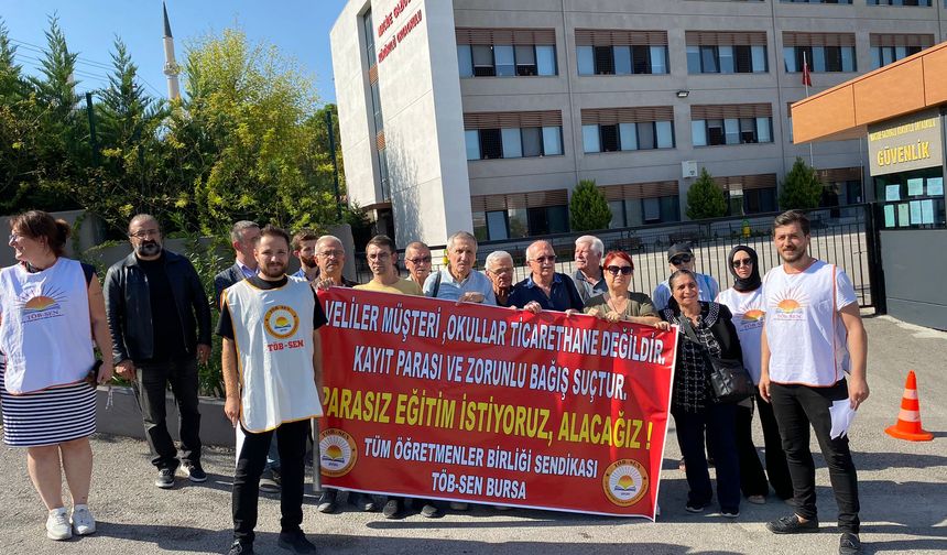 Bursa İl Milli Eğitim Müdürlüğü'ne tepkiler büyüyor