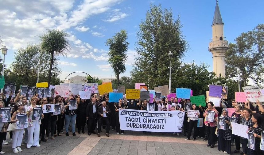 Antep'te kadınlar sokağa çıktı: 6284’ü uygulatalım, kadınları yaşatalım