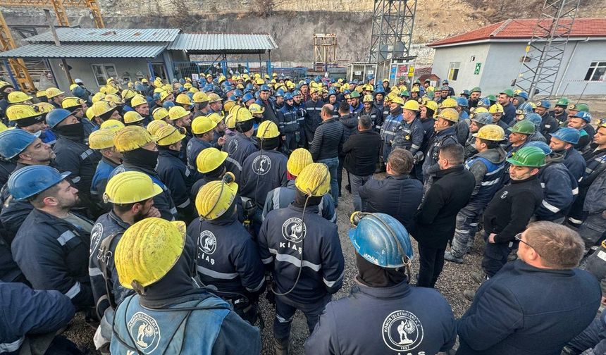 500 madenci, özelleştirmeye karşı kendilerini yer altına kapattı