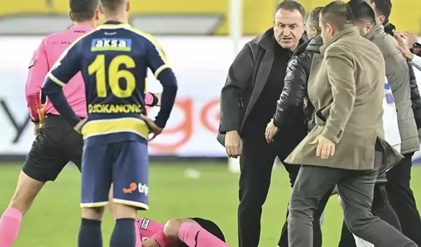 Hakem Halil Umut Meler'e saldıran eski Ankaragücü Başkanı Faruk Koca'ya hapis cezası