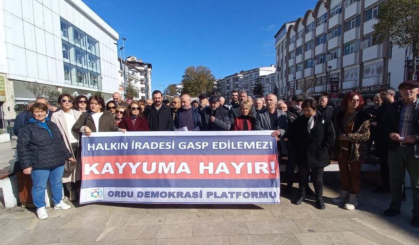 Ordu Demokrasi Platformu: Halkın iradesi gasbedilemez