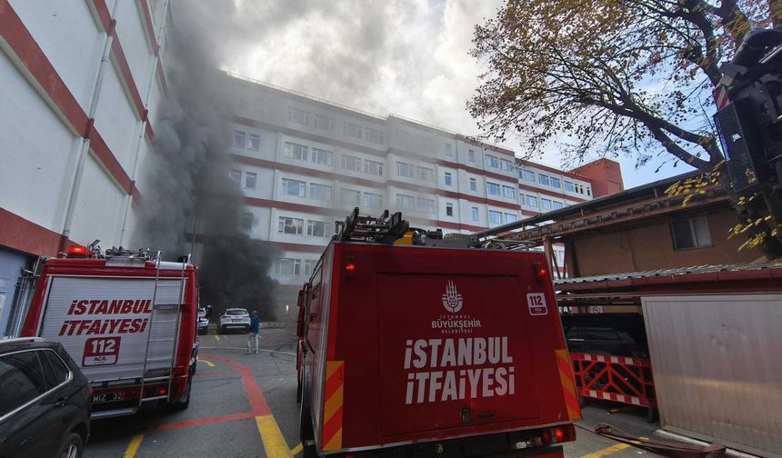 İstanbul Eğitim ve Araştırma Hastanesi'nde yangın: 86 kişi tahliye edildi