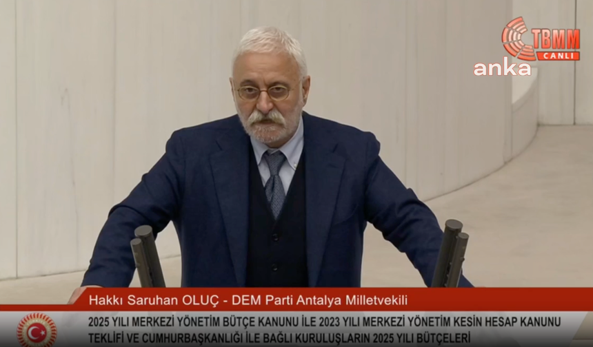 DEM Partili Saruhan Oluç: "Türkiye, barışmasını bilmeyen bir pozisyondan çıkmalı artık"