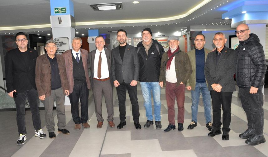 Manisa Gazeteciler Cemiyetinde Nöbet değişimi