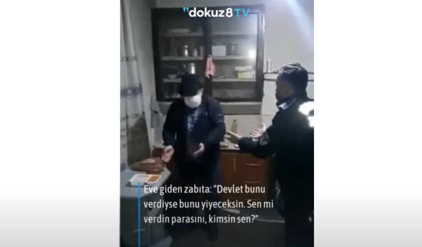 Ordu'da sosyal yarıdm alan yurttaşa "Az geliyorsa az yiyeceksin!" diyen zabıta açığa alındı