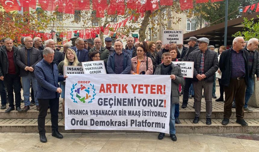 Ordu Demokrasi Platformu: Açlık ve yoksulluk kader değildir