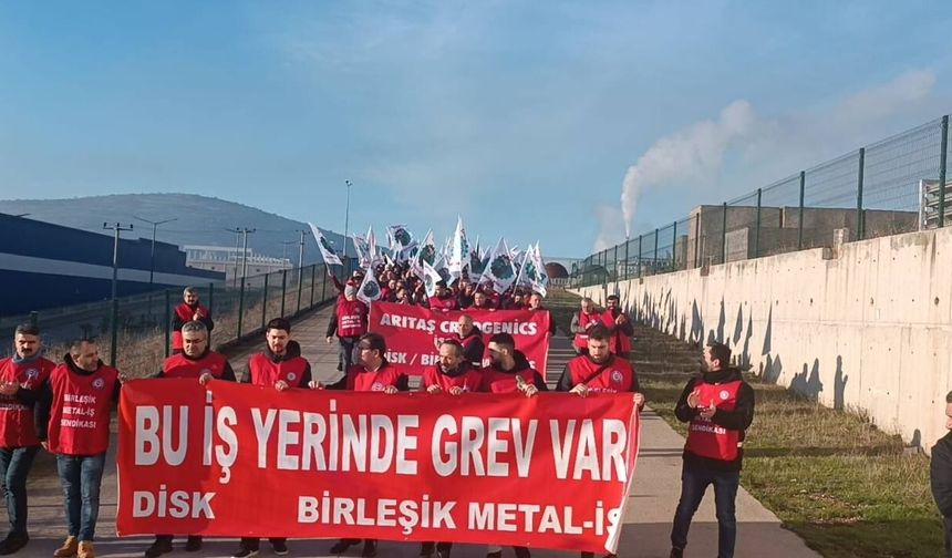 DİSK Birleşik Metal-İş Sendikası: MESS üyesi Arıtaş’ta grevimiz başladı