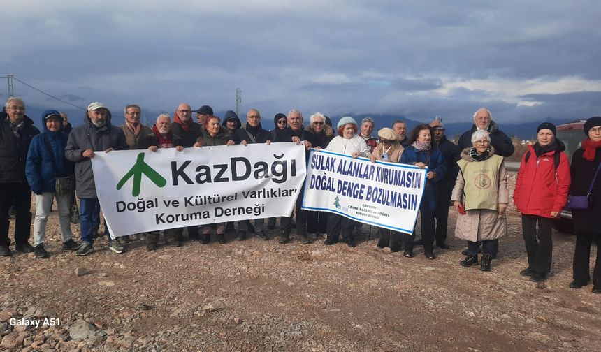 Akçay Sulak Alanı’nı savunuyoruz: Mahkeme keşfinde su kuşlarının çığlıkları yükseldi!