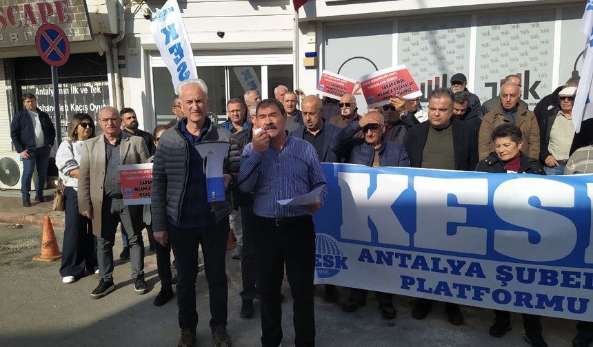 KESK Antalya Şubeler Platformu: TÜİK rakamları sahte yoksulluk gerçek