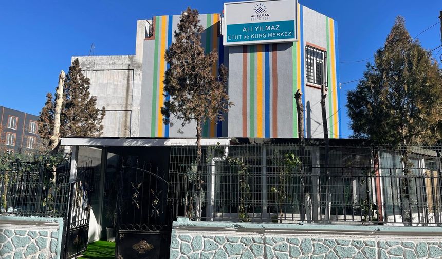 Adıyaman Belediyesi kente yeni bir etüt ve kurs merkezi kazandırıyor