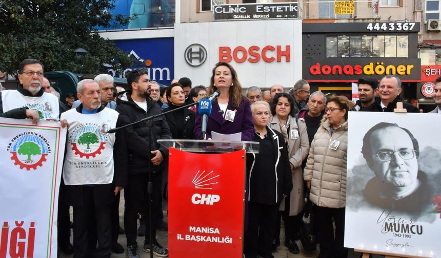 Uğur Mumcu'yu, CHP Manisa İl Örgütü unutmadı