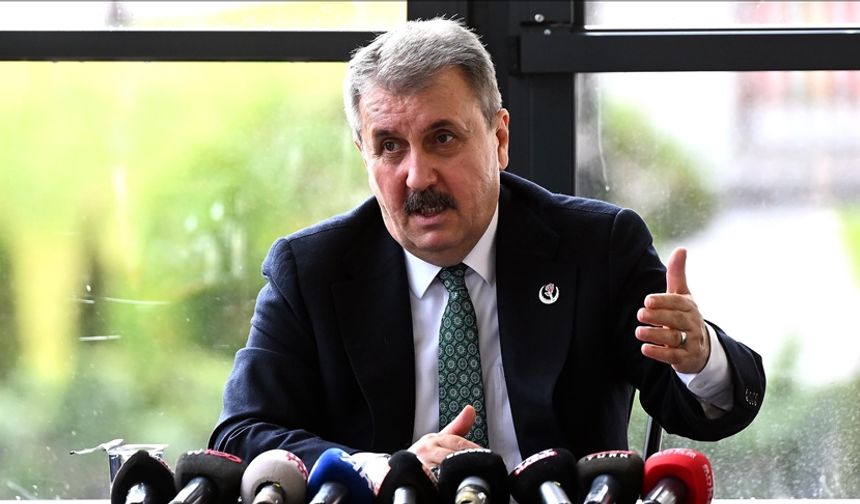 BBP lideri Destici'den Öcalan'ın PKK'ye silah bırakma çağrısına tepki