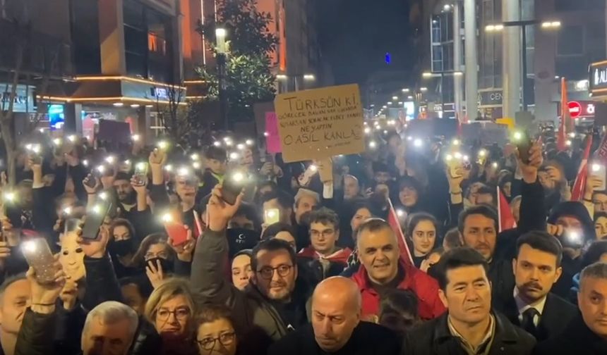 Trabzon sokakları "Ekrem İmamoğlu" sloganlarıyla inledi