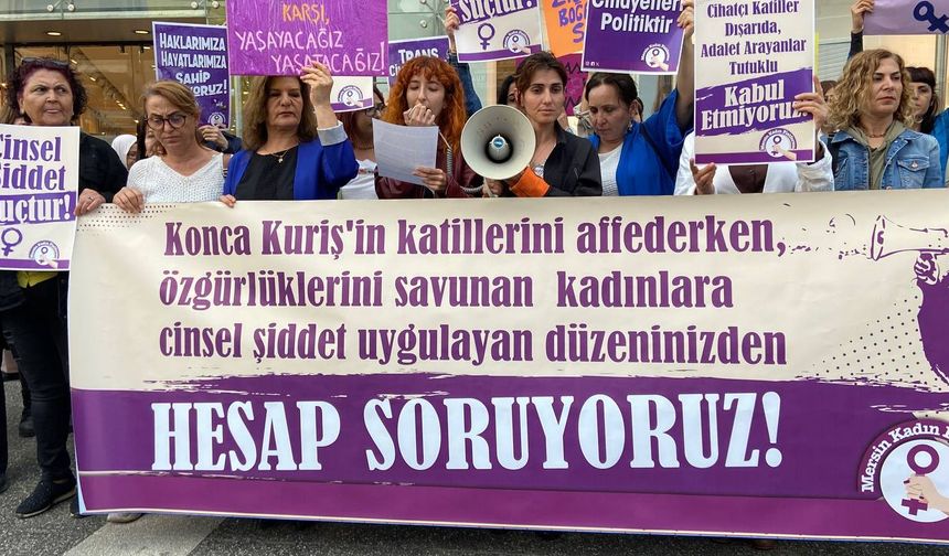 "Gonca Kuriş’in katilleri serbest bırakılmasını ve gözaltında tacize uğrayan kadınları her gün konuşacağız"