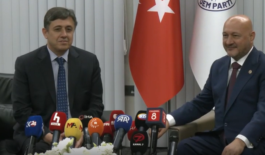 AKP heyeti DEM Partisi ile bayramlaştı
