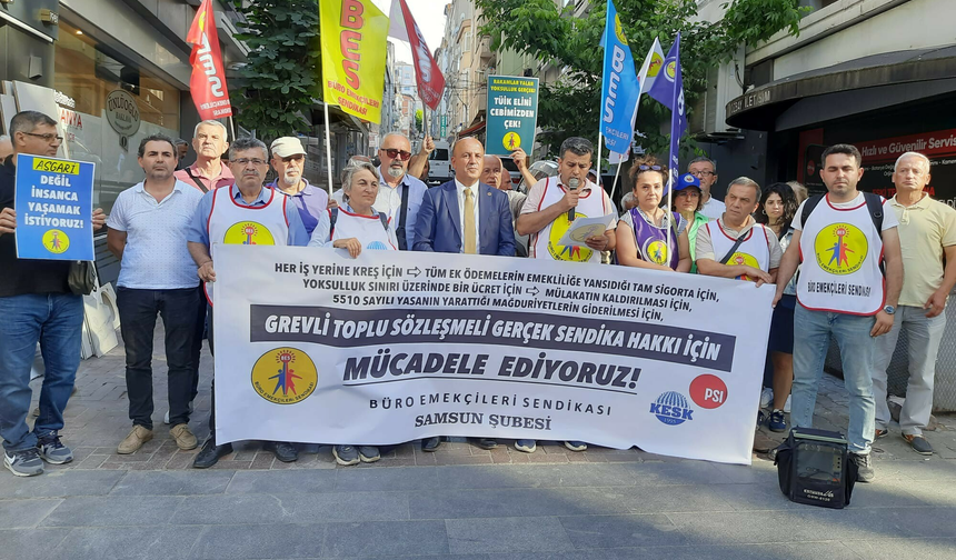 BES Samsun Şube Başkanı Bahtiyar Akıncı: İktidarın bizlere dayattığı yoksulluk içinden çıkılmaz bir hal aldı