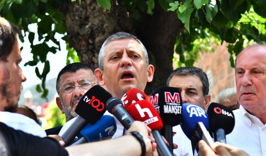 Özel'den Cuma çıkışı Filistin vurgusu: Filistin bizim ulusal meselemiz