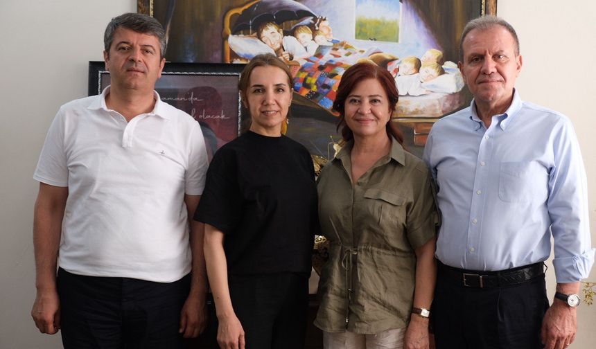 Başkan Tutdere’ye destek ziyaretine gelen  Başkan Seçer: Tamamen hukuksuz ve siyasi bir mülahaza ile yapılmış operasyon