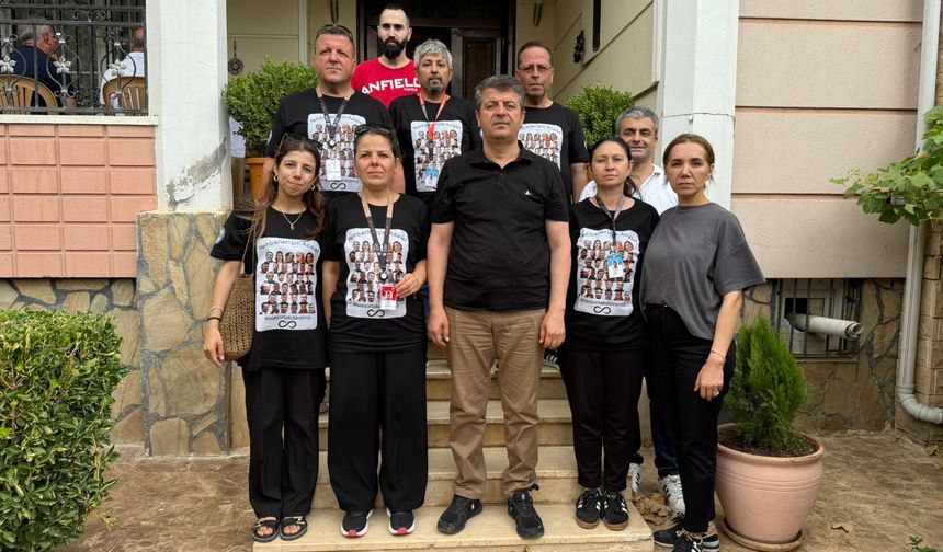 Isias Otel mağdurlarından Abdurrahman Tutdere’ye destek ziyareti