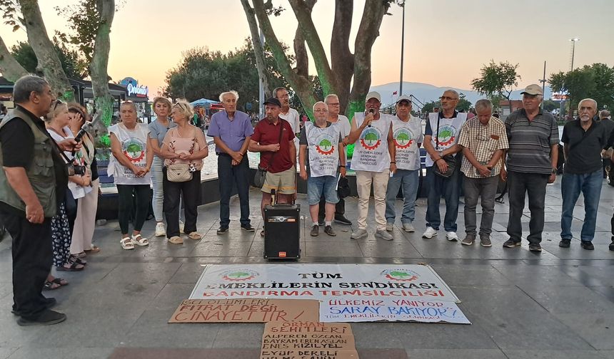 Bandırma Tüm Emekli Sen: Yine beceriksizlik, yine ihmal!