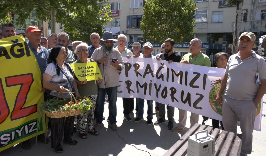 Çorum köylüleri taş ocağına karşı direniyor