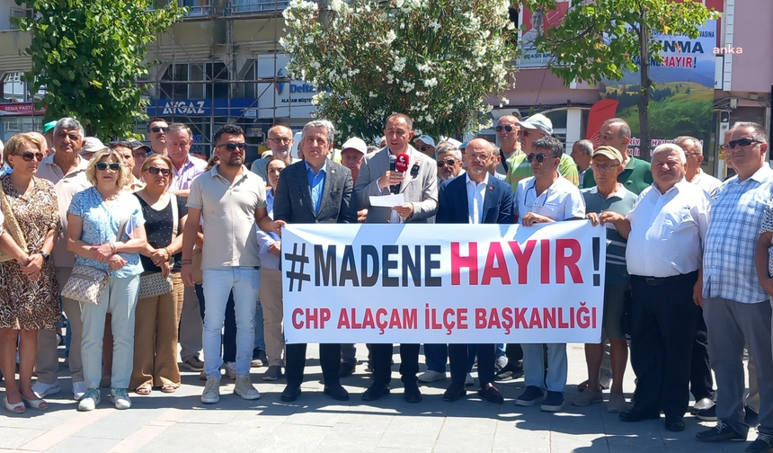 Samsun'da Alaçam halkı siyanürlü altın madenine karşı ayakta