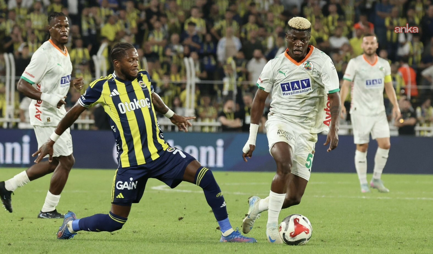 Fenerbahçe, Alanyaspor maçında 2 puan bıraktı: 2-2