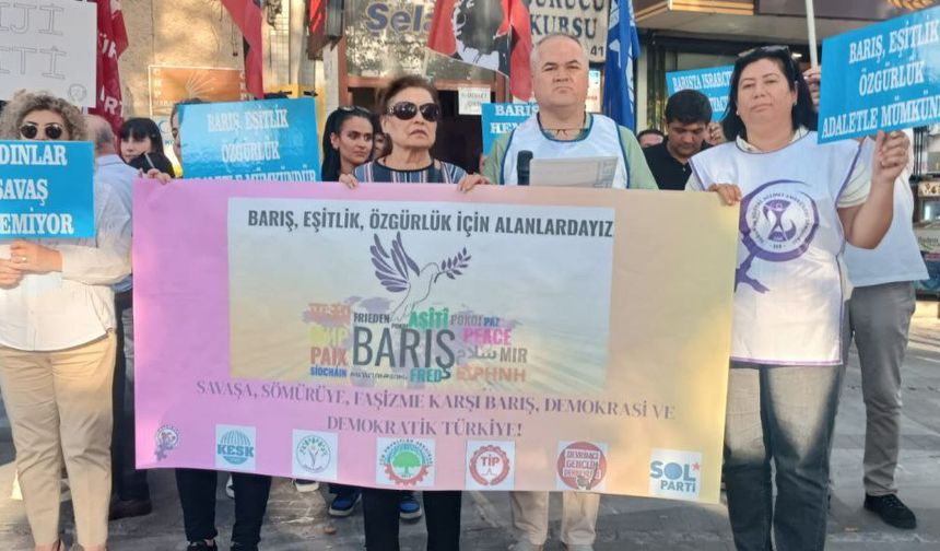 Konya’da 1 Eylül Dünya Barış Günü’nde ortak basın açıklaması